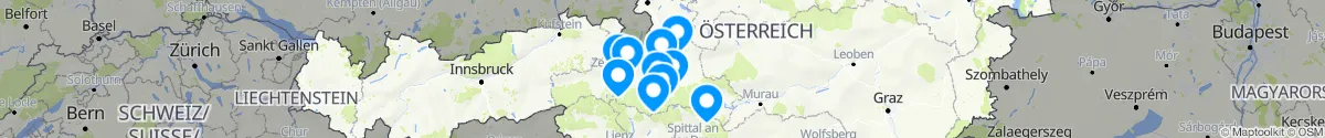 Kartenansicht für Apotheken-Notdienste in der Nähe von Thomatal (Tamsweg, Salzburg)